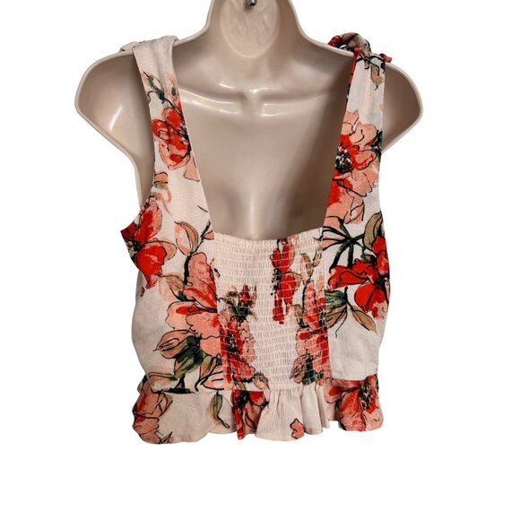 B O G Collective Bohemian Tank Size Medium Rayon Smocked Back NWT Band of Gypsie - Picture 13 of 14